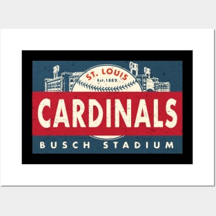 St. Louis Cardinals Banner by Buck Tee Originals Posters and Art